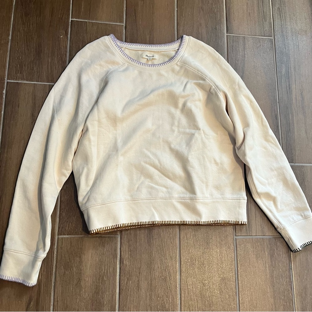 Madewell Cream Sweatshirt